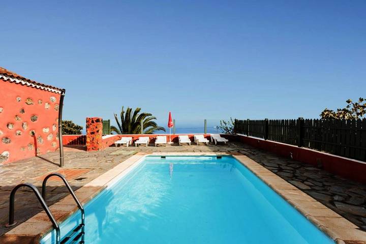 Ferienhaus für 6 Personen, mit Terrasse und Garten sowie Pool und Ausblick in Villa de Mazo - 3