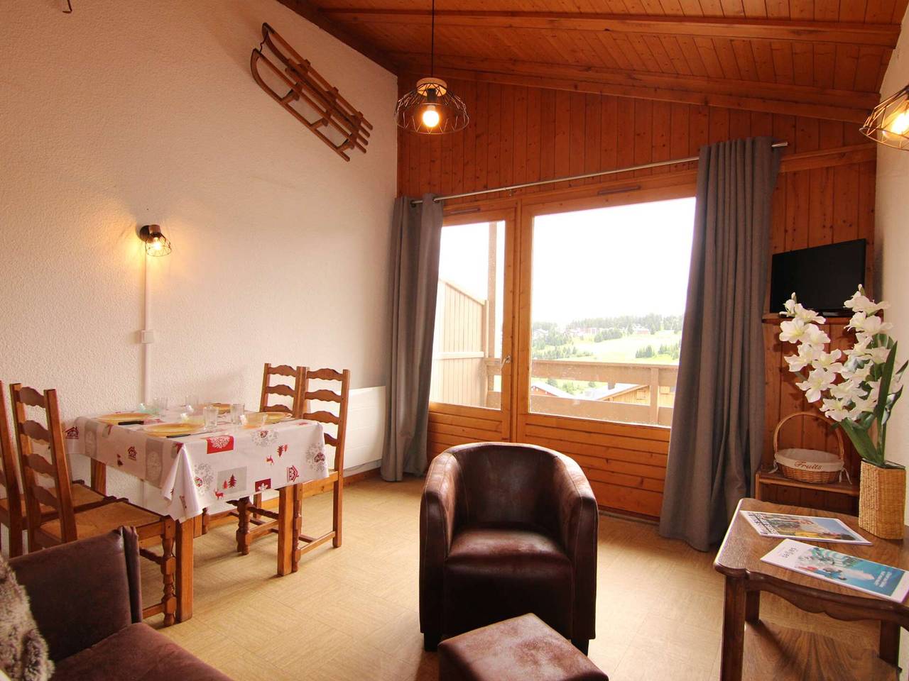 Apartamento entero, Estudio 2 piezas, Les Saisies, 5 pers, mascotas permitidas in Les Saisies, Albertville region