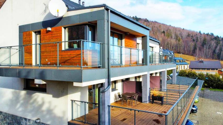Apartament wakacyjny dla 4 osób, z Taras i Jacuzzi oraz Sauna w Szczyrk