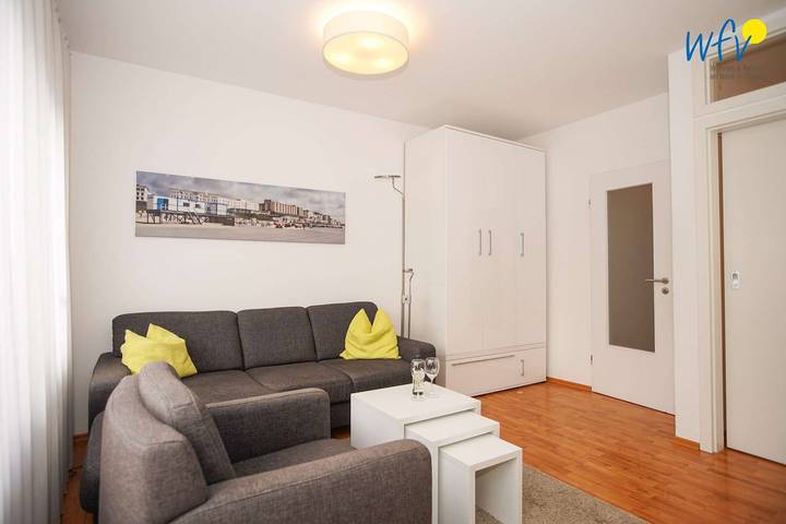 Apartamento entero, Apartamento de vacaciones para 3 personas con balcón in Borkum