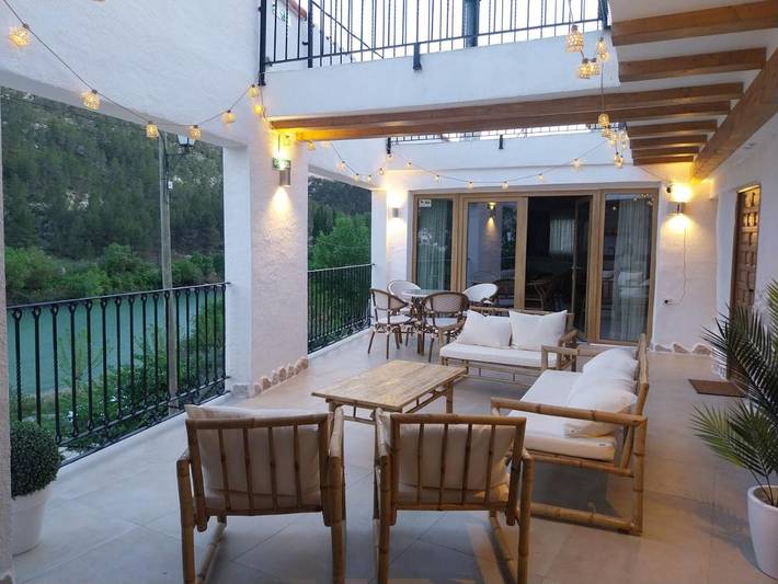 Gîte pour 13 personnes, avec vue et vue sur le lac ainsi que piscine et terrasse dans Tolosa (Alcala del Jucar) - 2