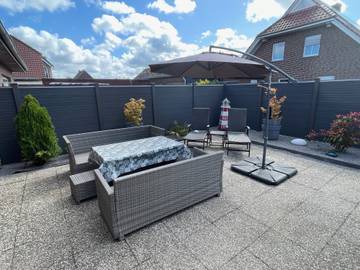 Ferienhaus für 4 Personen, mit Terrasse in Dornum