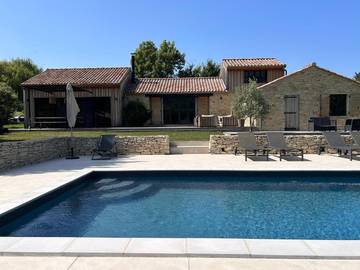 Cottage pour 8 personnes, avec jardin ainsi que piscine et vue à Vesc
