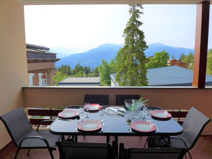Vacation rental for 5 people, with Balcony and View in Montana (Switzerland)