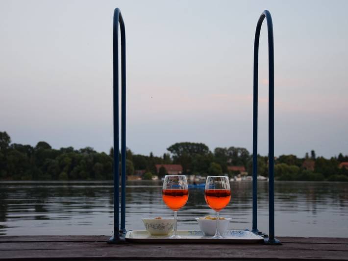Ferienhäuschen zum stillen Frieden - Stiller Frieden auf 40 qm und mit eigenem Steg in Malchow, Fleesensee