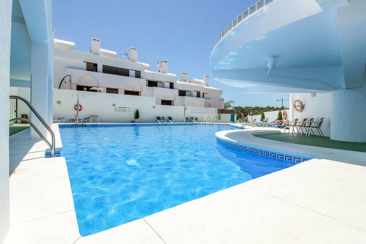 La Cala townhouse, beach 400 m, roof terrace, Bbq in Playa de La Cala - El Torreón (Mijas), Mijas