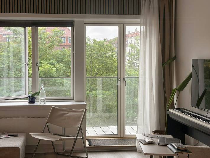Geheel appartement, Licht appartement op Islands Brygge met balkon in Amager, Kopenhagen
