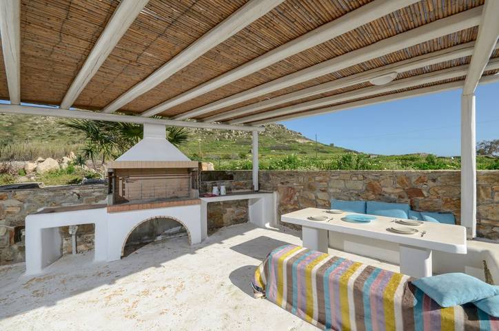 Villa für 8 Personen, mit Pool und Meerblick sowie Garten und Terrasse, mit Haustier auf Naxos - 4