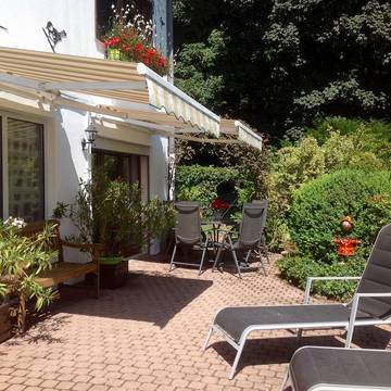 Studio pour 2 personnes, avec jardin et terrasse dans le Haut-Rhin