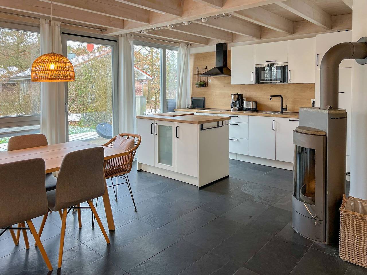 Ferienhaus Wiesengeflüster E2 | nur 3 Gehminuten zur Müritz und mit Sauna in Röbel, Lago Müritz