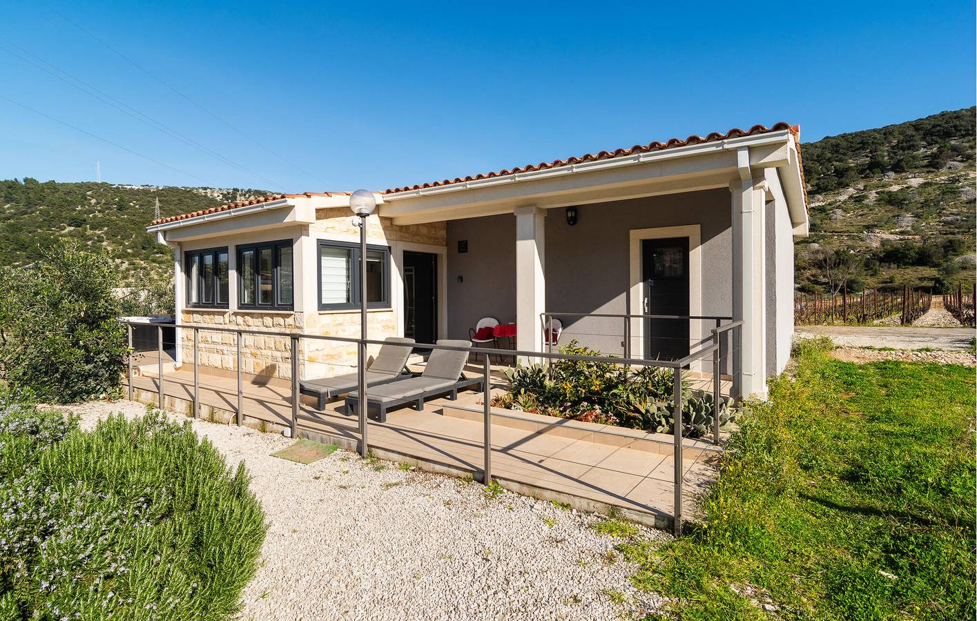 Ferienhaus für 3 Personen mit Terrasse in Postira, Brac