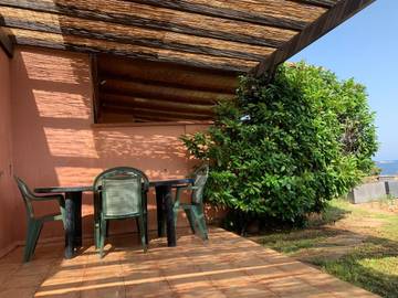 Villa pour 5 personnes, avec jardin ainsi que terrasse et vue, animaux acceptés à Bonifacio