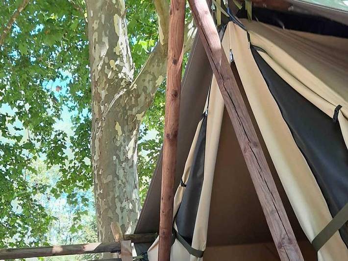 Location de vacances pour 2 personnes, avec bassin pour enfant, animaux acceptés à Malemort-du-Comtat - 4