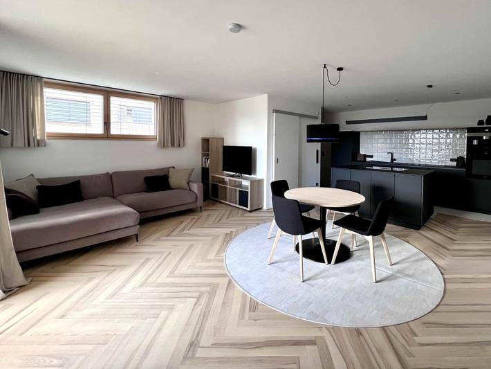 Ferienwohnung für 5 Personen, mit Terrasse und Ausblick in Alberschwende