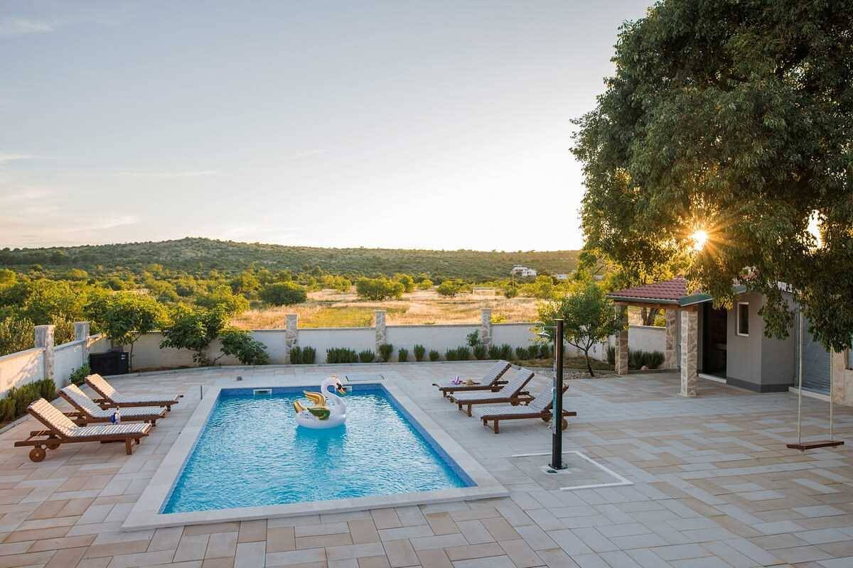 Villa für 6 Personen mit Pool in Primosten, Šibenik-Knin