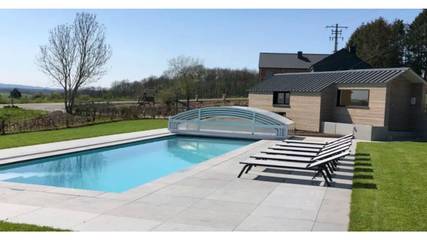 Location de vacances pour 11 personnes, avec piscine ainsi que jardin et sauna dans Grandhan