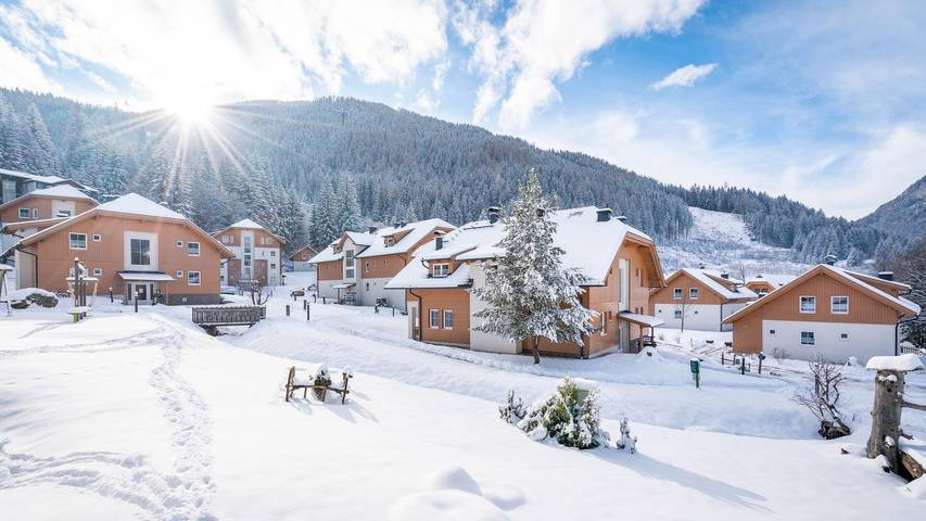 Ferienwohnung für 8 Personen, mit Balkon und Terrasse sowie Garten und Pool in Bach (Kärnten)
