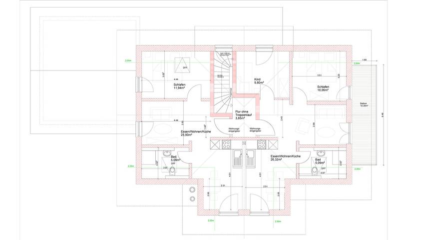 Ferienwohnung für 4 Personen, mit Terrasse und Garten in Neukirch - 2