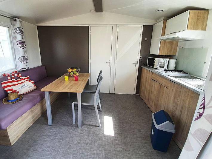 Camping Mirabel Les Prairies de la Mer - Mobilheim 3 personen - 1 Zimmer in Ouistreham, Caen und Umgebung
