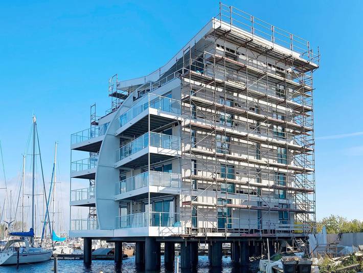 Ganze Wohnung, Wasservilla mit Panorama-Meerblick in Wendtorfer Strand, Wendtorf
