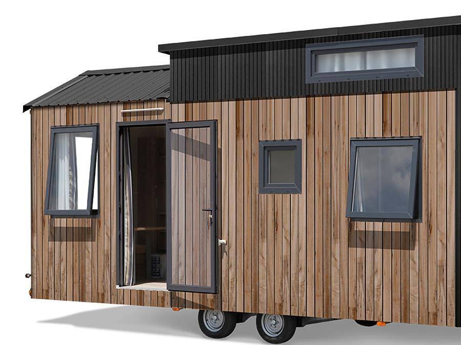 Camping Domaine de La Pinede - Hébergement 4 personnes - Tiny house 2 Chambres 4 personnes in Étaples, Région de Montreuil