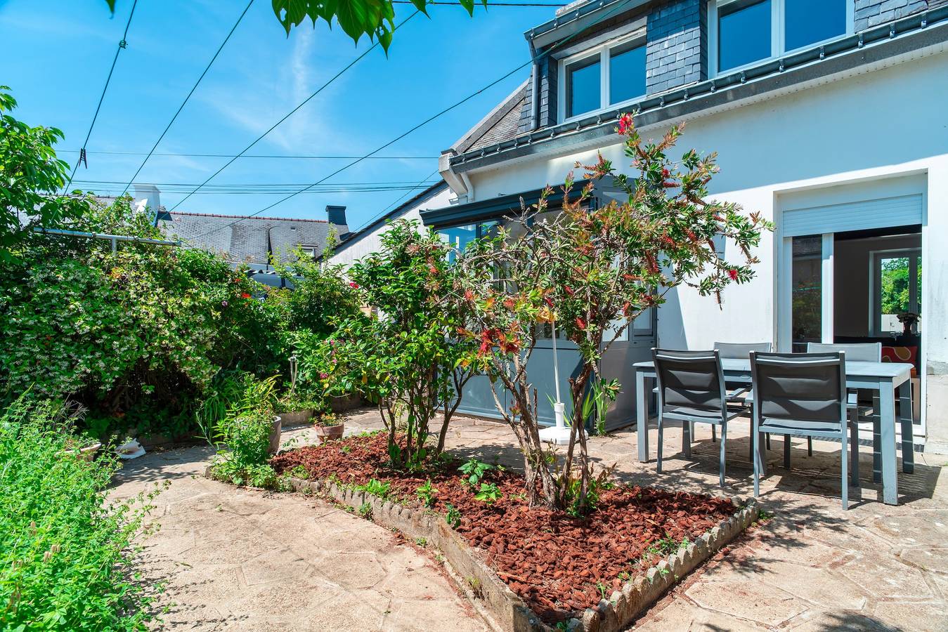 Ferienhaus für 5 Personen mit Terrasse in Le Tour-du-Parc, Côte des Mégalithes