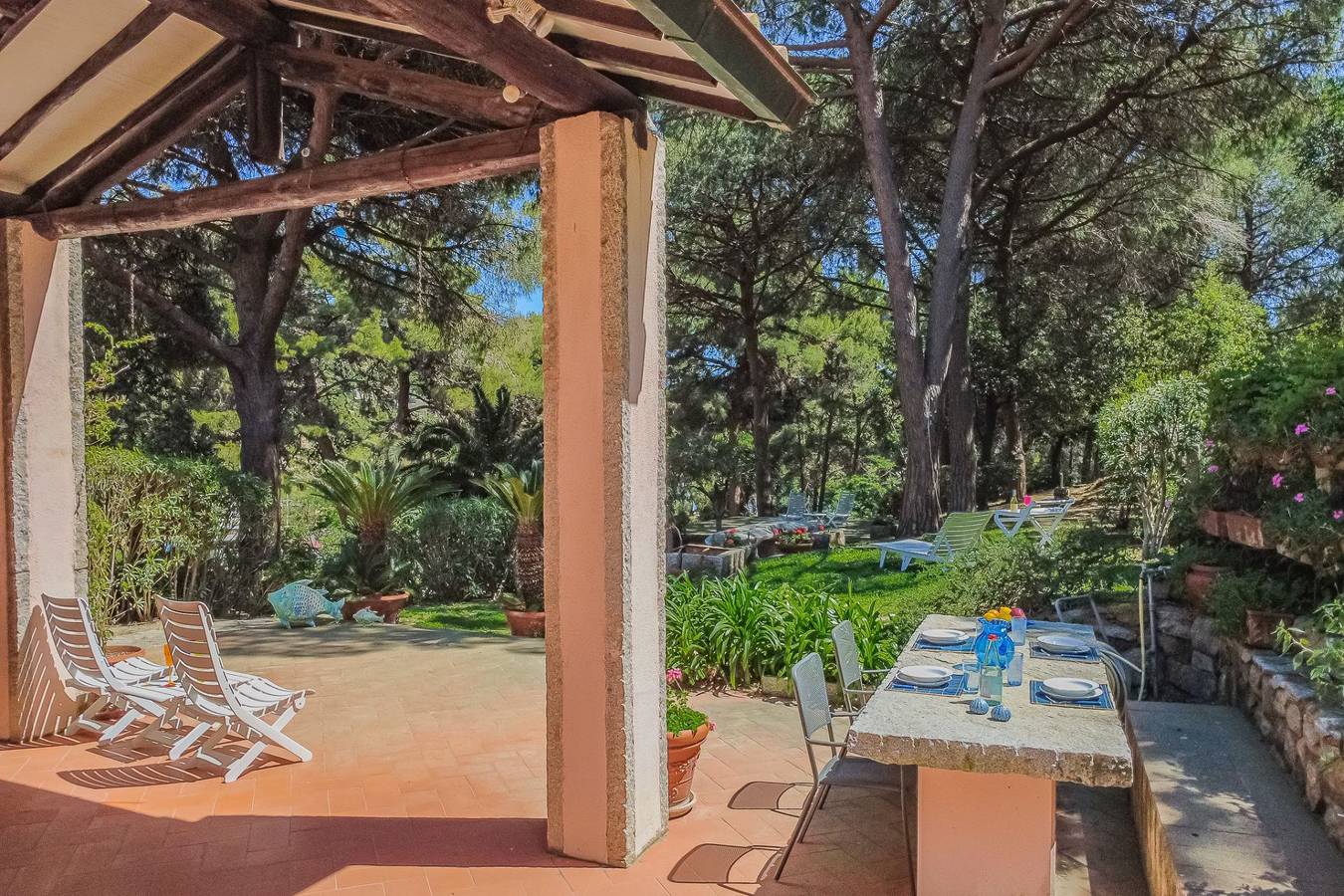 Villa für 10 Personen mit Garten in Spiaggia Fetovaia, Campo nell'Elba