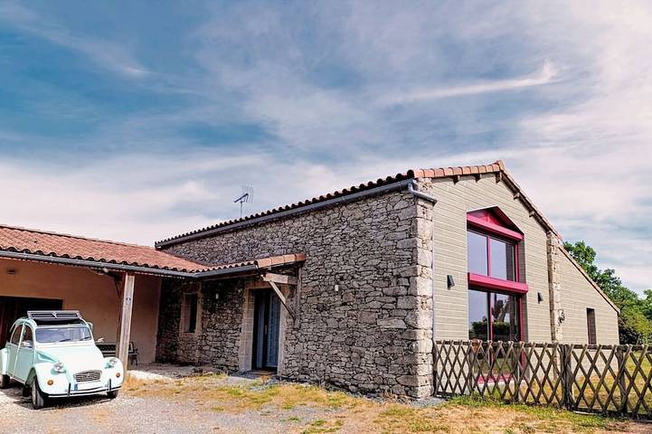 Maison de vacances pour 8 personnes, avec piscine et jardin