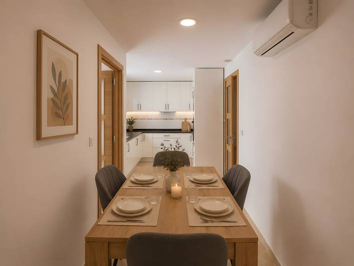 Apartamento entero, Apartamento 'Edificio Marly' con Wi-Fi y aire acondicionado in Oliva casco antiguo, Oliva