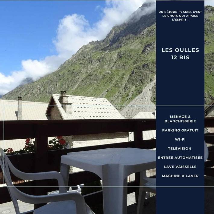 Gîte pour 2 personnes, avec terrasse à La Chapelle-en-Valgaudémar