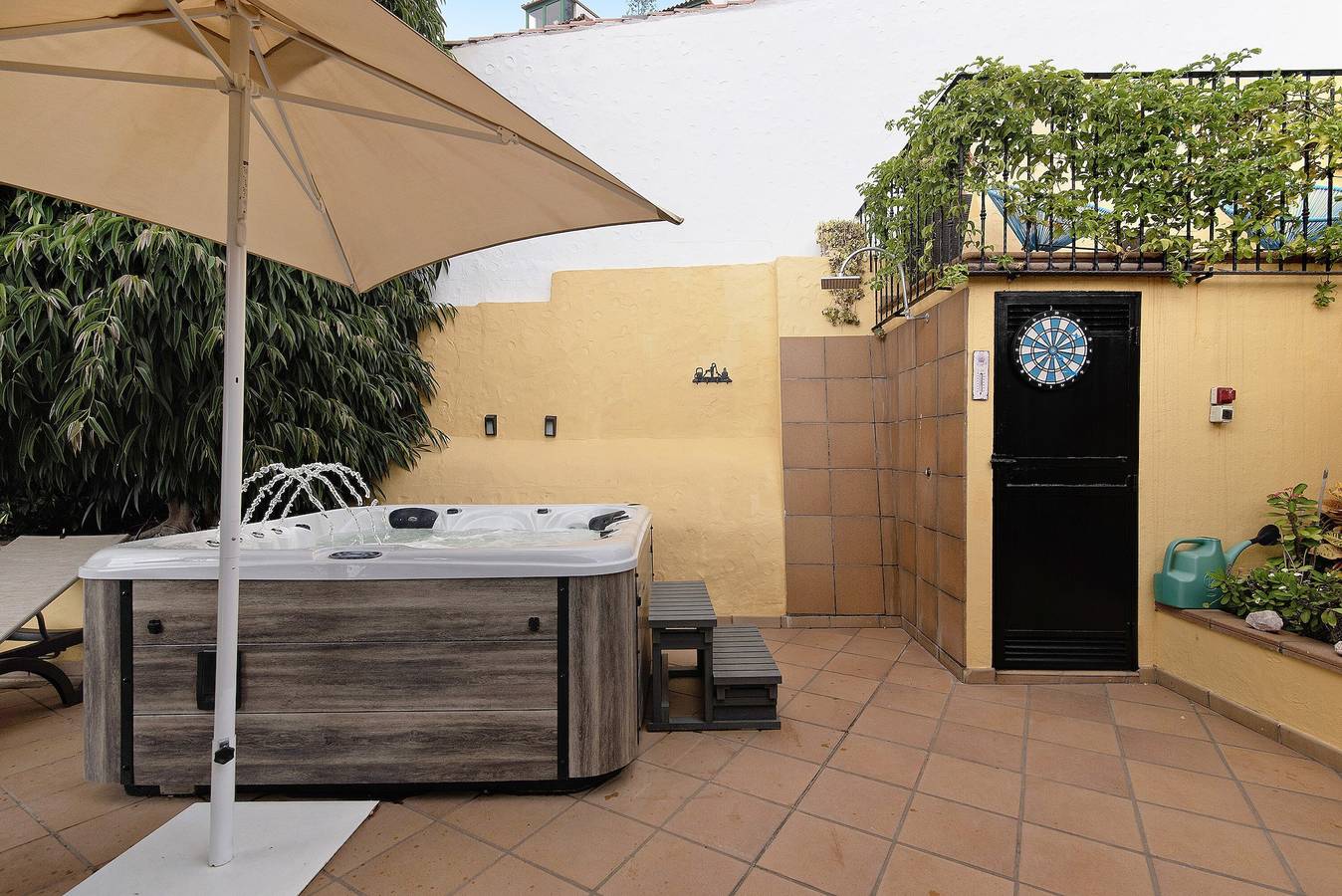 Casa Los Jazmines mit Pool und Whirlpool – Meerblick, Wlan & Klimaanlage in La Suerte (Canary Island), Agaete