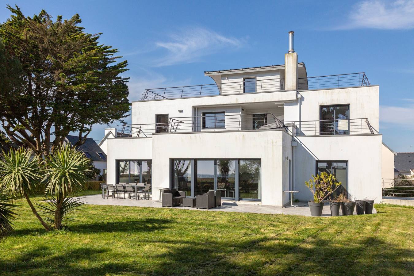 Le Bain de Mer – Vistas al mar, playa a pie, casa espaciosa in Île-Tudy, Region de Quimper