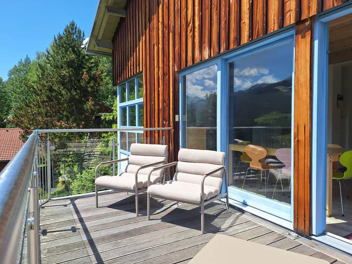 Ferienhaus für 6 Personen, mit Balkon und Garten