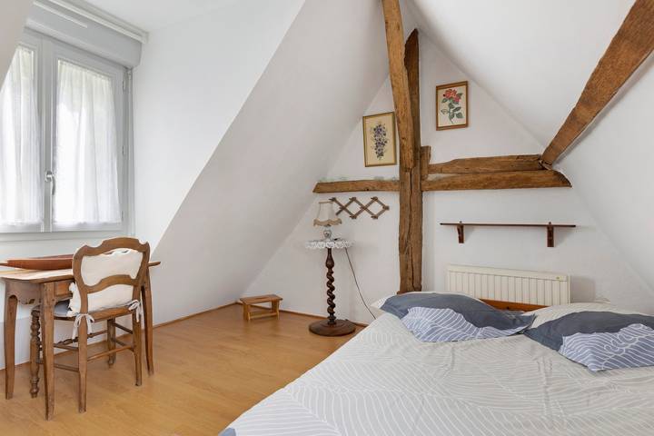 Gîte La Salamandre: private Terrasse, Garten, Klimaanlage, Cher-Blick, 2 Schlafzimmer in Savonnières, Tours und Umgebung