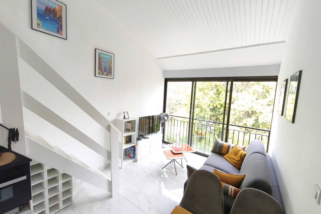 Ganzes Studio, Studio für 4 Personen mit Balkon in Tiuccia, Calcatoggio