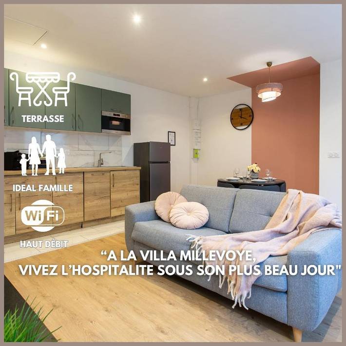 Location de vacances pour 8 personnes, avec Terrasse et Jardin à Abbeville