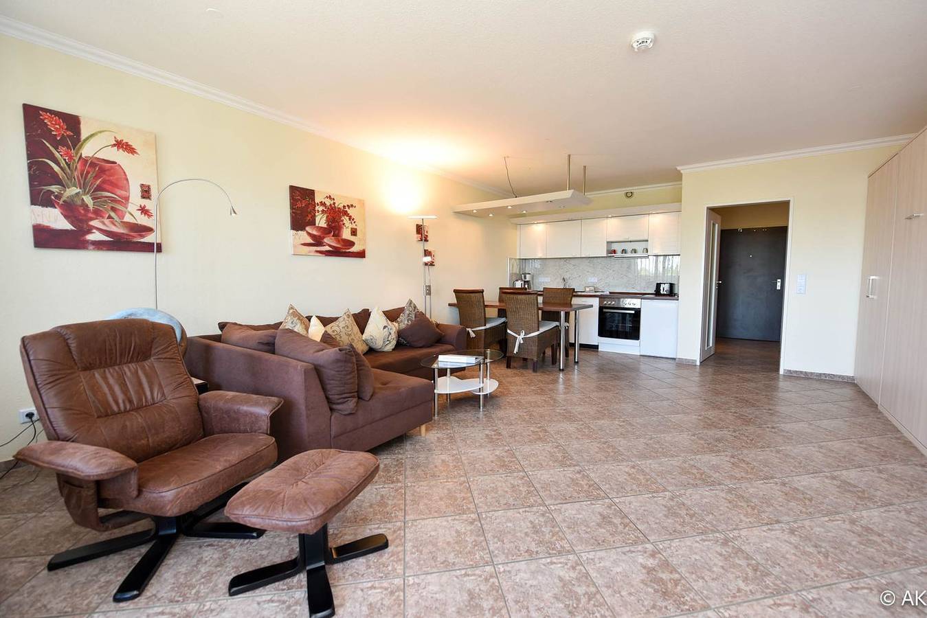 Appartement entier, 1-Zimmer Appartement im Haus Panorama mit Seeblick zur Seeschifffahrtslinie in Duhnen, Cuxhaven
