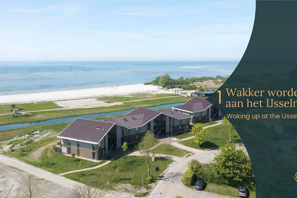 Ganze Wohnung, Kompaktes, luxuriöses Studio direkt am Ijsselmeer. Mit privatem Balkon oder Terrasse, toller Aussicht und allem für zwei Personen. in Workum, Ijsselmeer