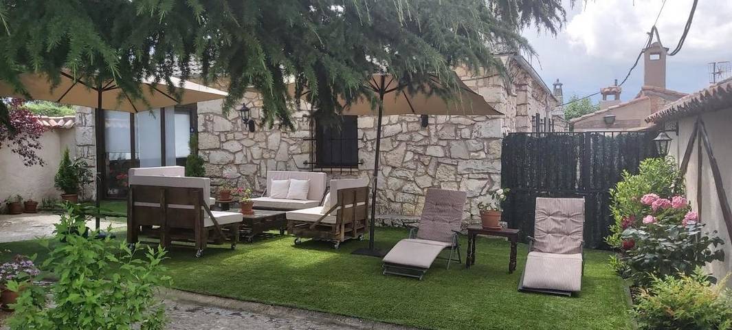 Casa de vacaciones para 8 personas, con jardín además de vistas y piscina en Comarca de Sepúlveda - 3