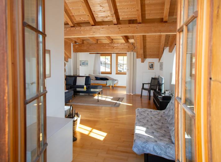 Ganze Wohnung, Gemütliches Alpen-Loft mit Kamin in Lantsch/Lenz, Plessur Alpen