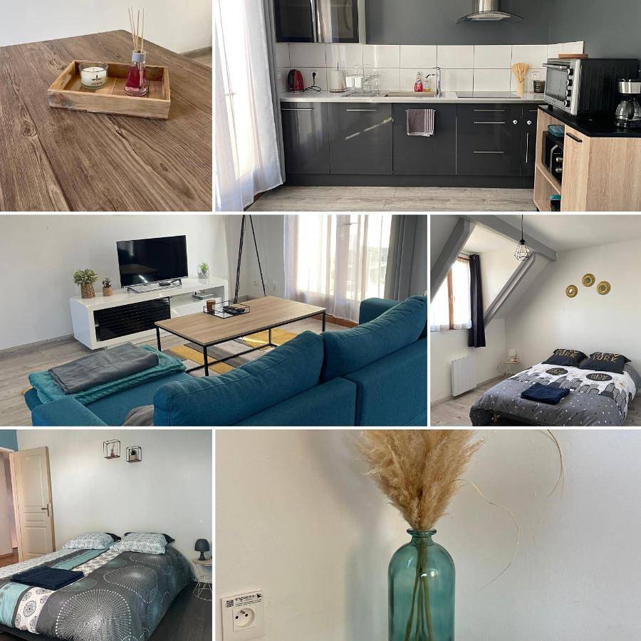 Appartement entier, Maison Mitoyenne avec cour + parking in Sainte-Savine, Aube