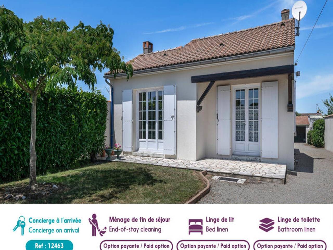 Apartamento entero, Casa en La Plaine-sur-Mer, cerca de las playas in La Plaine-sur-Mer, Côte de Jade