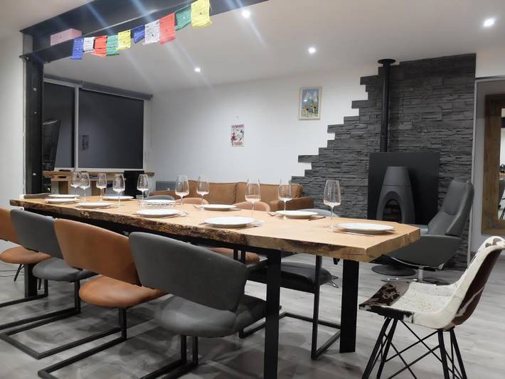 Gîte pour 9 personnes, avec vue à Égat - 3