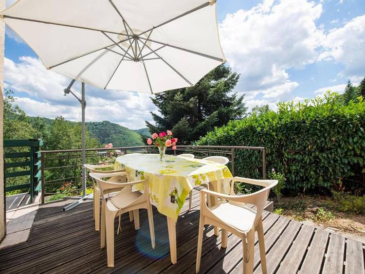 Maison de vacances pour 10 personnes, avec Balcon ainsi que Terrasse et Jardin