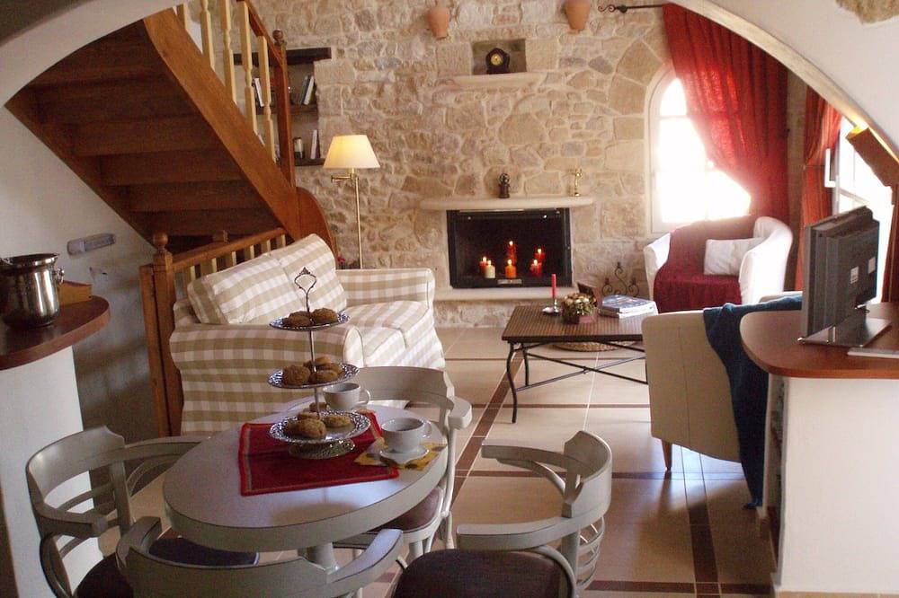 Rock House's Villa Rhapsody private pool and garden close to everything by foot in Platanias, Chania region