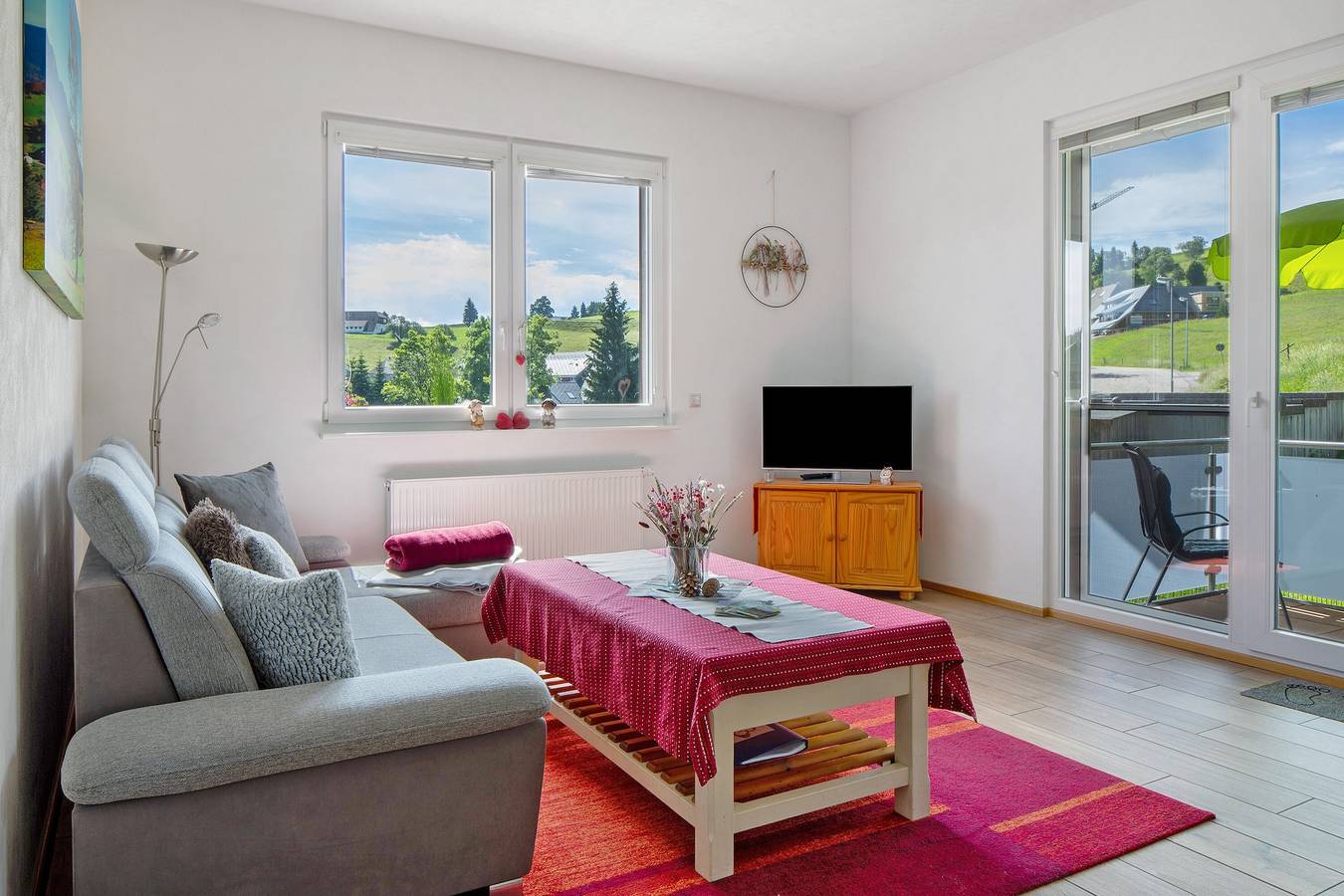 Ganze Wohnung, Ferienwohnung 'Ulrich' mit Bergblick, Gemeinschaftsterrasse und Wi-Fi in Hofsgrund, Oberried
