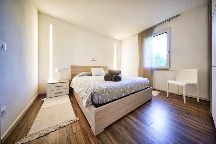 Ferienwohnung für 4 Personen, mit Ausblick und Garten, mit Haustier