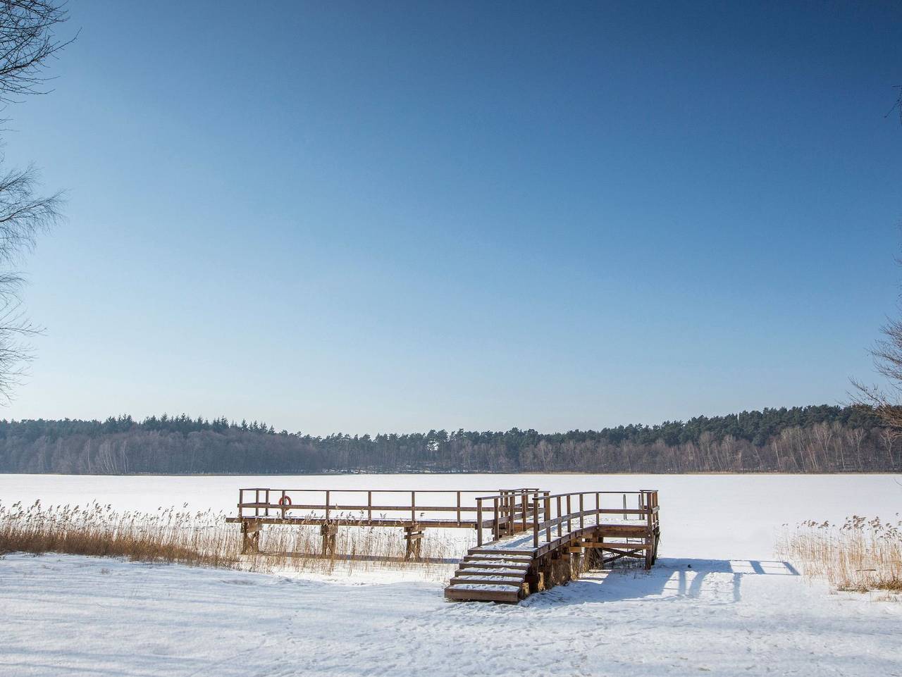 Ferienhäuser am See - 55m²- Dhh (a) in Drewitz, Nossentiner Hütte
