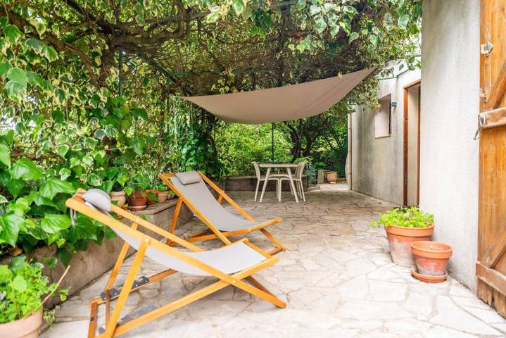 Maison de vacances pour 5 personnes, avec piscine ainsi que vue et jardin, animaux acceptés