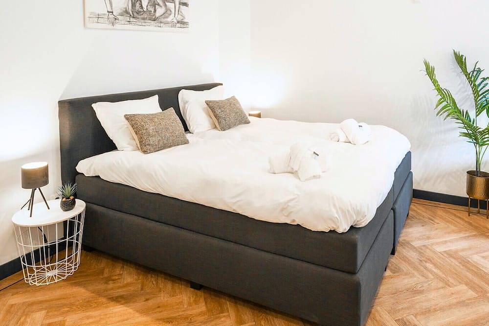 Geheel appartement, Gezellige Tilburgse ruimte met 100+ Mbps Wifi, smart Tv en balkon—perfect voor werk en ontspanning. in Tilburg, Noord-Brabant